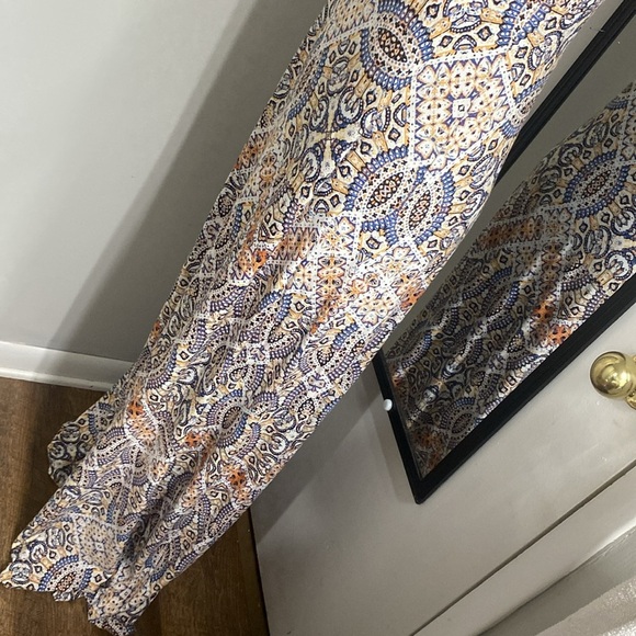 CYNTHIA ROWLEY FOR SAKS MAXI DRESS W/BUILT IN BRA RACERBACK STYLE WITH CUT OUT - Picture 8 of 10